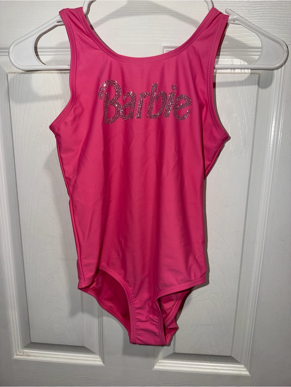 Forever 21 + Barbie rhinestone swimsuit kids 9/10